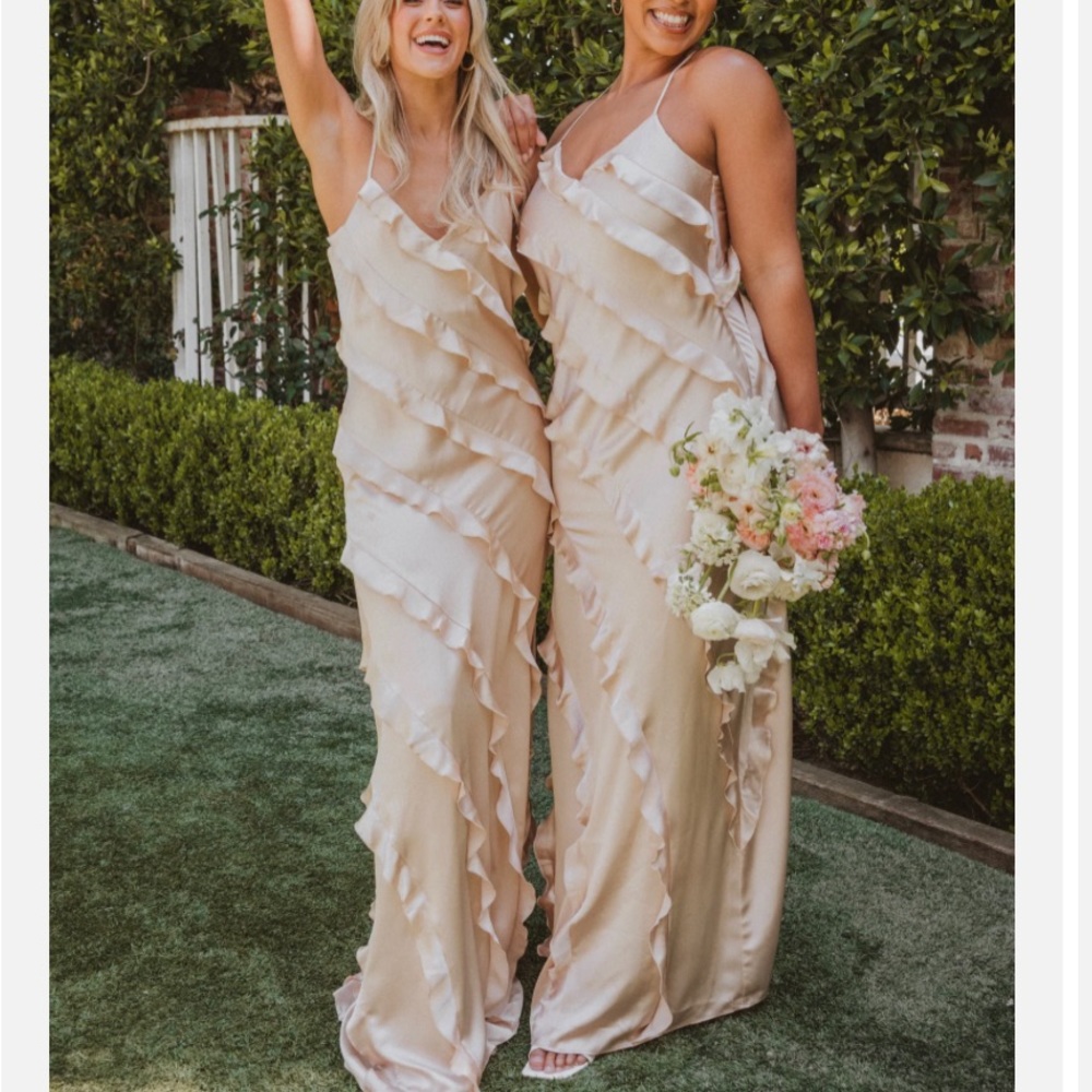 Show Me Your Mumu Romance Ruffle Dress XS